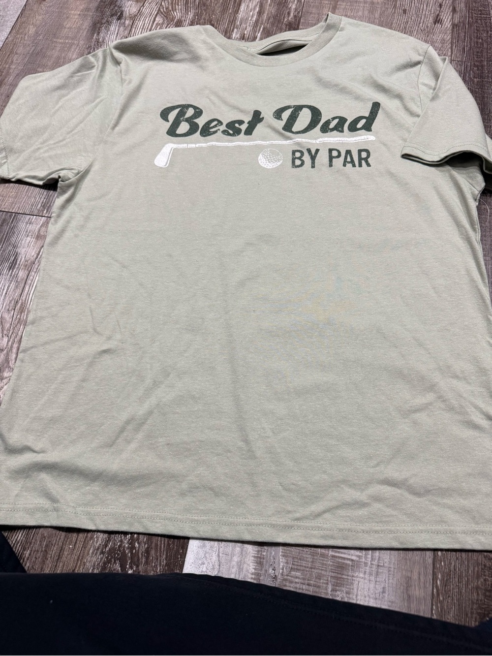 Best Dad By Par Short Sleeve T‑Shirt - Sage Green